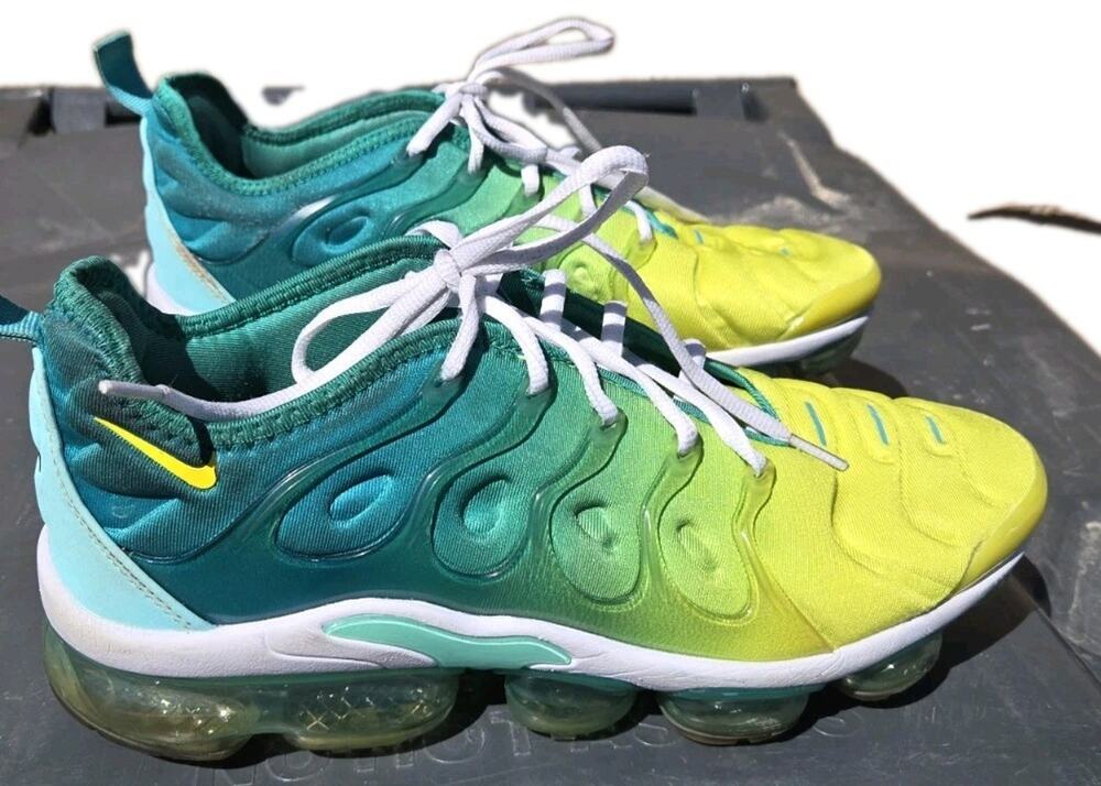 Nike Air Vapormax Plus Lemon Lime Mens Shoes Size 11/ Womens Size 12.5